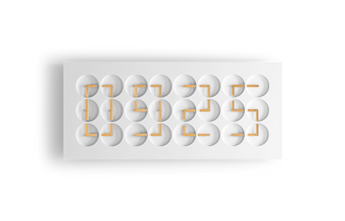 ClockClock 24 / White Gold