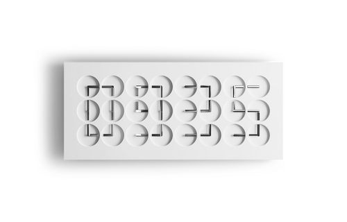 ClockClock 24 / White Sterling